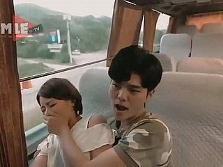 Корейский секс в автобусе