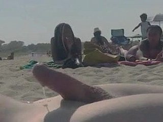 Flashing dick not susceptible the beach