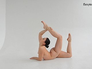 Leader flexível ginasta quente Dasha Lopuhova