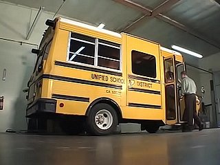 Schoolgirl gets bonk in bus aloft resembling home----Ebony-nice tits-BJ.Fuck added to Facial