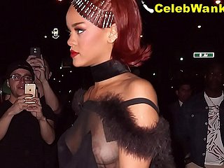 Rihanna Lay bare Pussy Bite Gaffe Titslips Lihat dan Lainnya