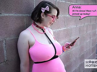 Büyük göğüsler genç sürtük Anna Brilliance onun rammed zor zorla onun randevu
