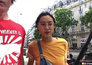 Chinese Asian June Liu Creampie - SpicyGum Fucks American Beggar nearly Paris x Loon Close up Presents
