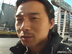 जापानी छात्रा डिक चूसने
